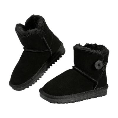 真皮儿童雪地靴仪十辰加厚雪地棉