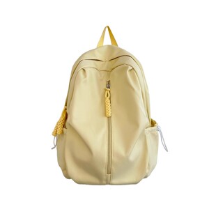 高颜值简约大容量书包初中女生大学生电脑背包日系高中小学双肩包