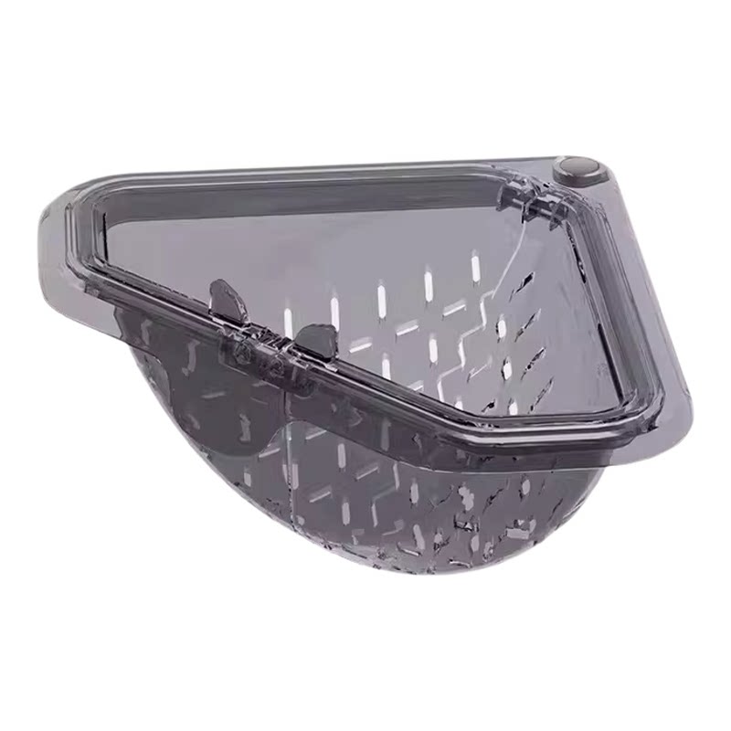 磁吸沥水篮三角厨房水槽过滤家用食物残渣剩菜厨余垃圾收纳置物架