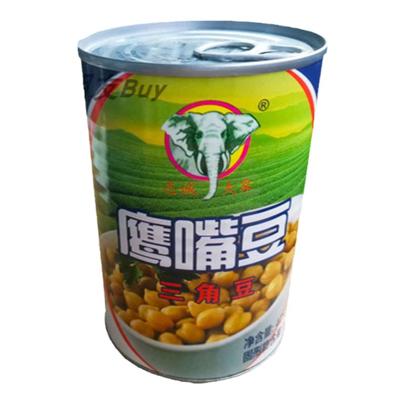 三角豆鹰嘴豆罐头瓶装425g鸡心豆蔬菜熟食桃尔豆西餐素食沙拉凉拌