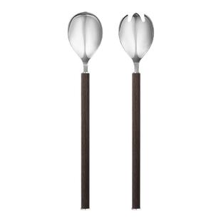 新年礼物GeorgJensen乔治杰生BERNADOTTE沙拉匙餐具勺子2件套