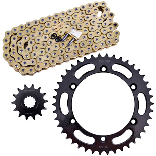 适用川崎KLX250 300 KXF450R越野摩托车大牙盘改装链条链盘小链轮