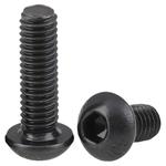 12.9级高强度圆头内六角螺丝盘头螺丝钉半圆杯螺栓M2M3M4M5M10M16