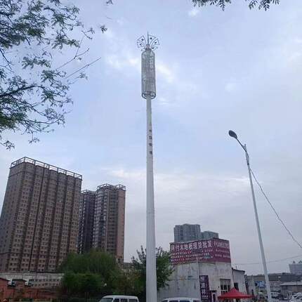 加工单管通讯塔单管信号塔圆钢通讯塔独管塔基站电信塔铁塔厂家