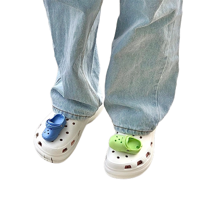 Crocs小红书小鞋鞋花洞洞鞋配饰