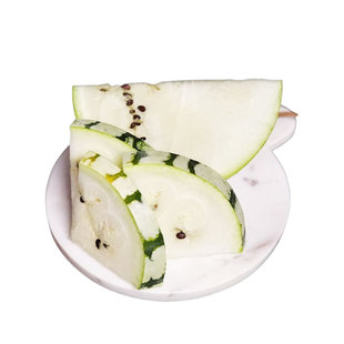 银色大和小西瓜种子柑橘香气雪白果肉多汁超甜传家宝春秋室内盆栽