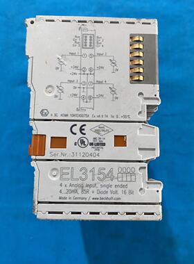 议价BECKHOFF倍福EL3154通讯模块数字量输入模块plc模块扩展模块