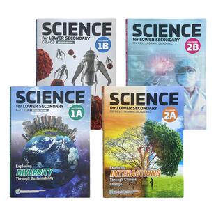 正版进口新版 新加坡科学教材 初中 物理 化学 生物 SCIENCE for LOWER SECONDARY TEXTBOOK 正统教材 science教材英文