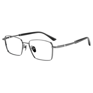 木川145MM牛角腿眼镜男士纯钛商务方框可配度数防蓝光网上配镜片