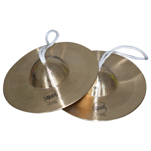 海鸥响铜京镲手镲铪子15 17厘米19cm大中小水镲广钹腰鼓钗锣鼓镲