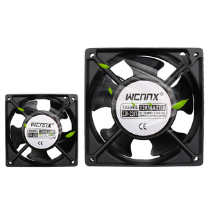 工业12CM小型DP200A散热风扇220V轴流风机2123HSL大风量12038 mm