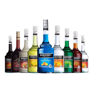 必得利蓝橙白橙皮苦杏仁酒绿薄荷桃子咖啡力娇酒利口酒鸡尾酒配料