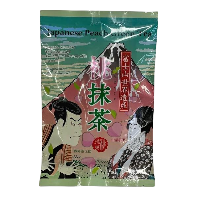 日本浮世绘桃抹茶粉12包