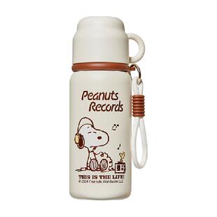 史努比儿童保温杯男孩小学生上学专用直饮水杯316不锈钢女生水壶