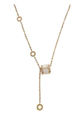 猫眼石小蛮腰毛衣链2025年新款潮秋冬季轻奢小众项链女气质锁骨链