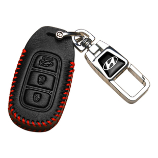 北京现代ix35钥匙套伊兰特25款途胜L索纳塔库斯途领动汽车真皮包