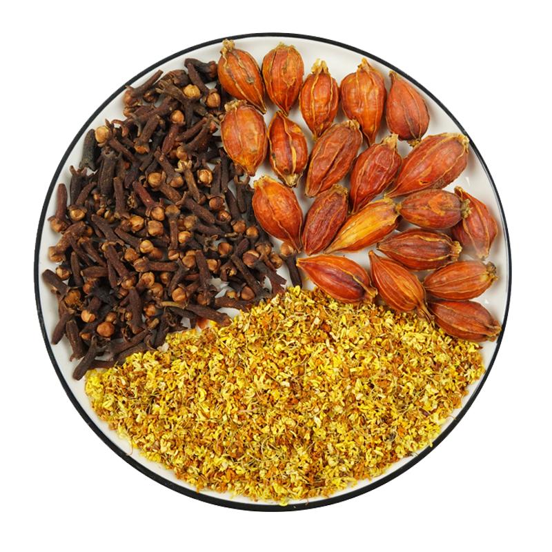 栀子丁香桂花茶包组合正品旗舰店栀子茶特级丁香桂花泡茶喝中药材
