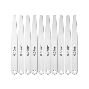 304塞尺不锈钢高精度单片超薄塞规钢尺厚薄规高精密调气门间隙尺