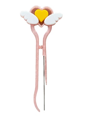 卡通创意kt猫 爱心翅膀星月模型拼豆豆针工具高颜值实用装饰摆件