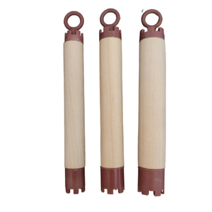 陶瓷烫发杠子香木卷发杠220v大头木杠美发棒发廊专用木头热烫杠子