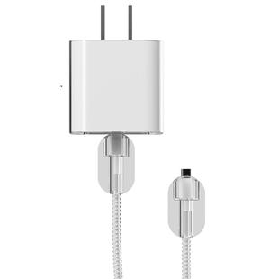 适用于手机数据线缠绕保护绳苹果17小米17pro华为oppo防折断vivo充电线保护套安卓水晶透明简约男女通用防尘