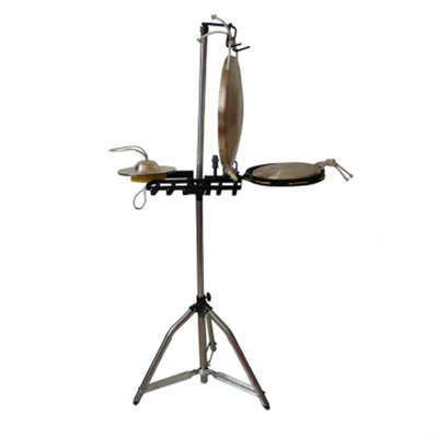 不锈钢铜锣架高低可调结实稳固