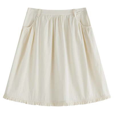 立体花边口袋短裙女2025年