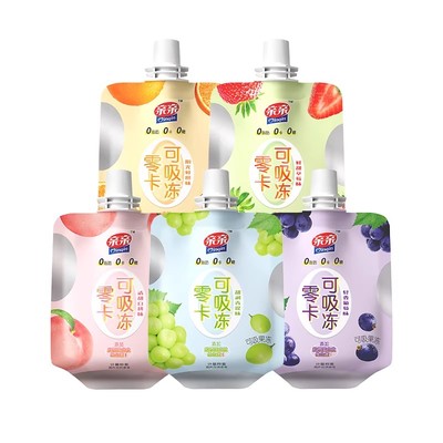 亲亲正品0卡0脂0糖吸吸果冻
