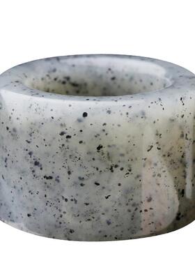 念玉珠宝花籽扳指带证书手玩件