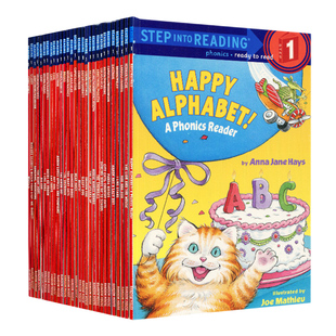 美国企鹅兰登英语分级绘本 Step into Reading一阶二阶三阶四阶五阶合辑 进口原版绘本阶梯阅读儿童幼儿英语启蒙3-6岁老师推荐