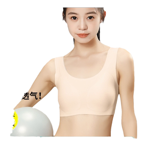 军训一次性内衣文胸女童少女旅游运动背心式胸罩隐形夏季薄款免洗