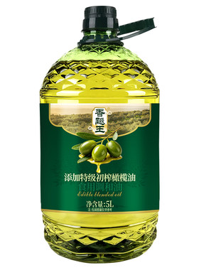 5L大桶添加特级初榨橄榄油调和油