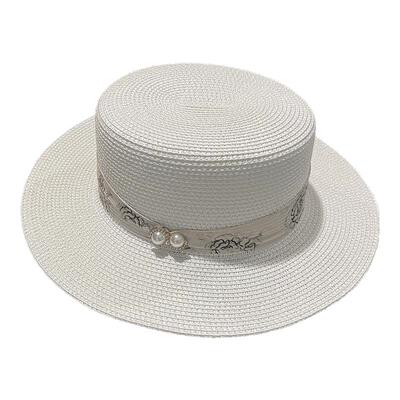 法式礼帽夏优雅气质女士草帽