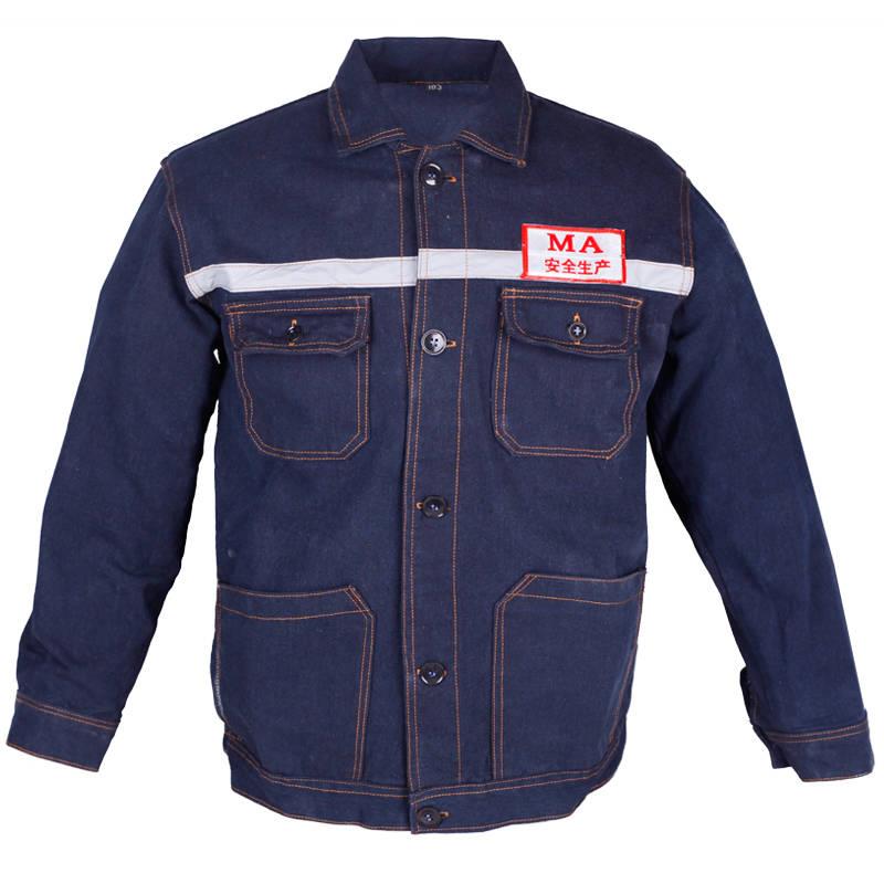 套装防烫牛仔上衣裤子工作服耐磨