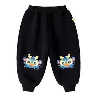 嘟嘟家宝宝年装裤子冬款男童过年服女童唐装冬新年服儿童周岁礼服