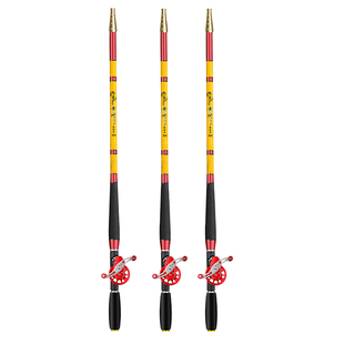 一将达瓦多定位袖珍短节鱼竿超轻硬碳素中通竿内走线溪流迷你手杆