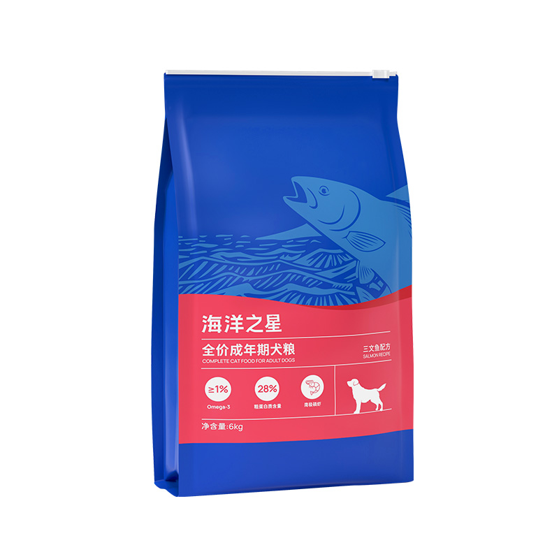海洋之星三文魚全價成犬糧比熊狗糧柯基博美泰迪美毛魚油1.5/12kg