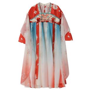 汉服女童2026春秋款儿童古风超仙国风连衣裙女孩中式古装表演襦裙