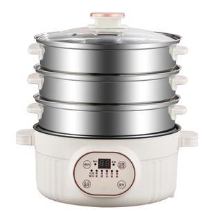 电磁炉锅一体多功能全自动电炒锅智能电热锅蒸煮炖煎炒煲粥锅煲汤