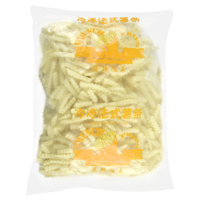 蓝顿旭美薯条冷冻炸薯条波浪型