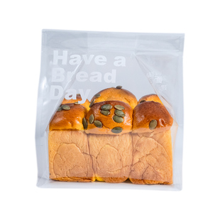 碱水吐司包装袋自封250g克切片全麦土司牛角包自粘袋面包机封袋子