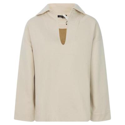 女士休闲潮流设计长袖套头上衣