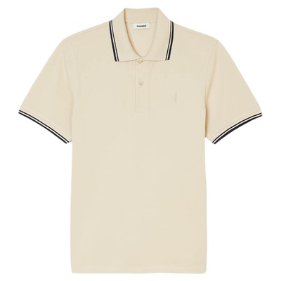 棉质POLO领短袖T恤上衣SANDRO