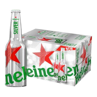 喜力啤酒星银330ml*24瓶铝瓶装