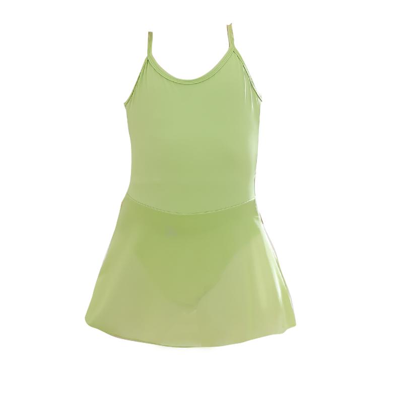 兒童舞蹈服女夏季練功服體操服吊帶跳舞裙芭蕾舞連體中國(guó)舞藝考服