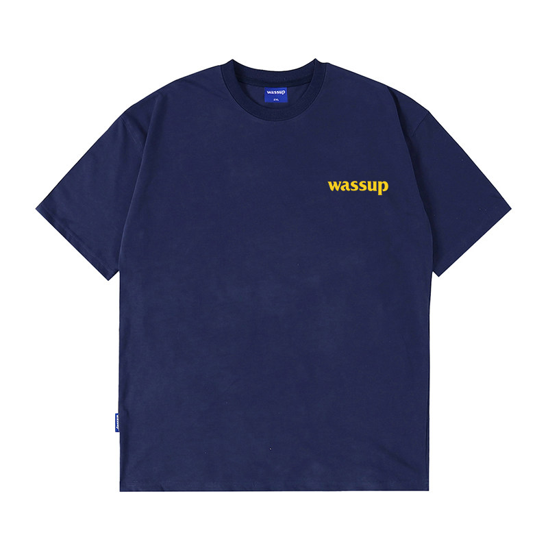 WASSUP潮牌美式重磅短袖t恤女款