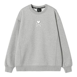 tokidoki时尚分割圆领卫衣男女秋冬新款时尚加绒加厚保暖上衣