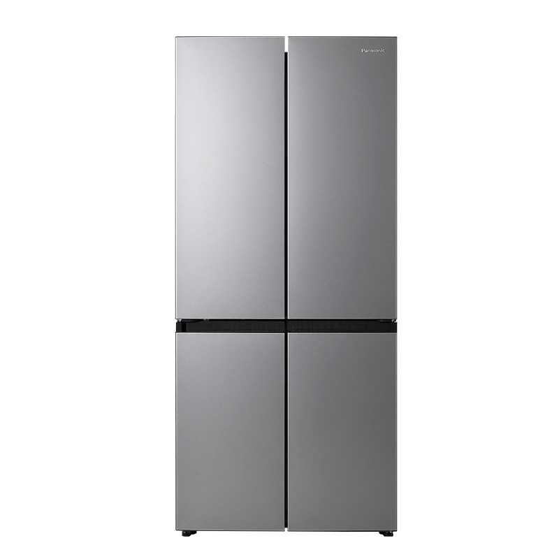 【松下璀璨双子星】510L双系统家用十字多门新电冰箱银 NR-51DPEA
