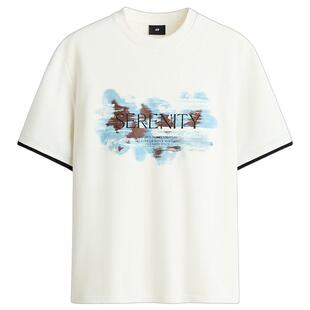 【Serenity】HM男装女装T恤2026夏季美式复古多巴胺短袖1326515