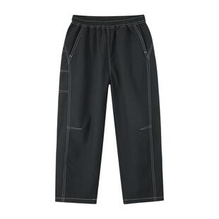 左西童装男童加绒运动裤冬装裤子2025新款儿童冬季一体绒保暖长裤